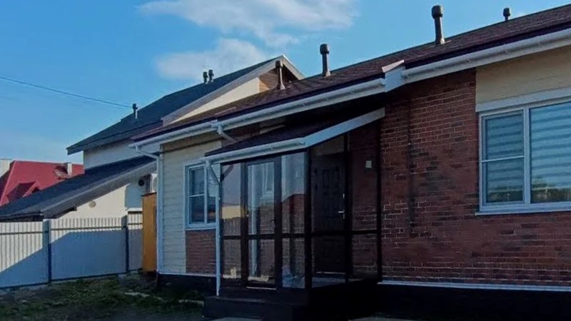Строительство алюминиевого тамбура в Ропше